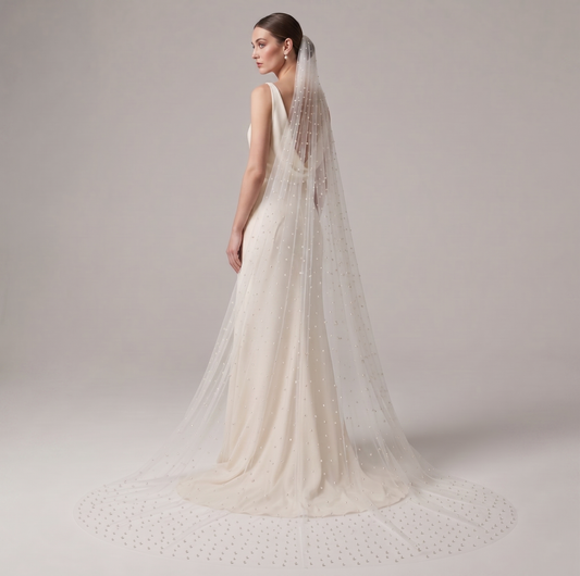 Wedding Pearl Veil for Bride