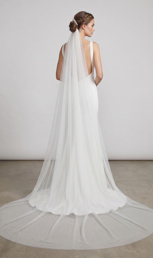 Elegant Bridal Veil 3 Meters