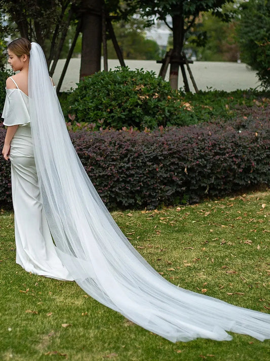 Elegant Bridal Veil 3 Meters