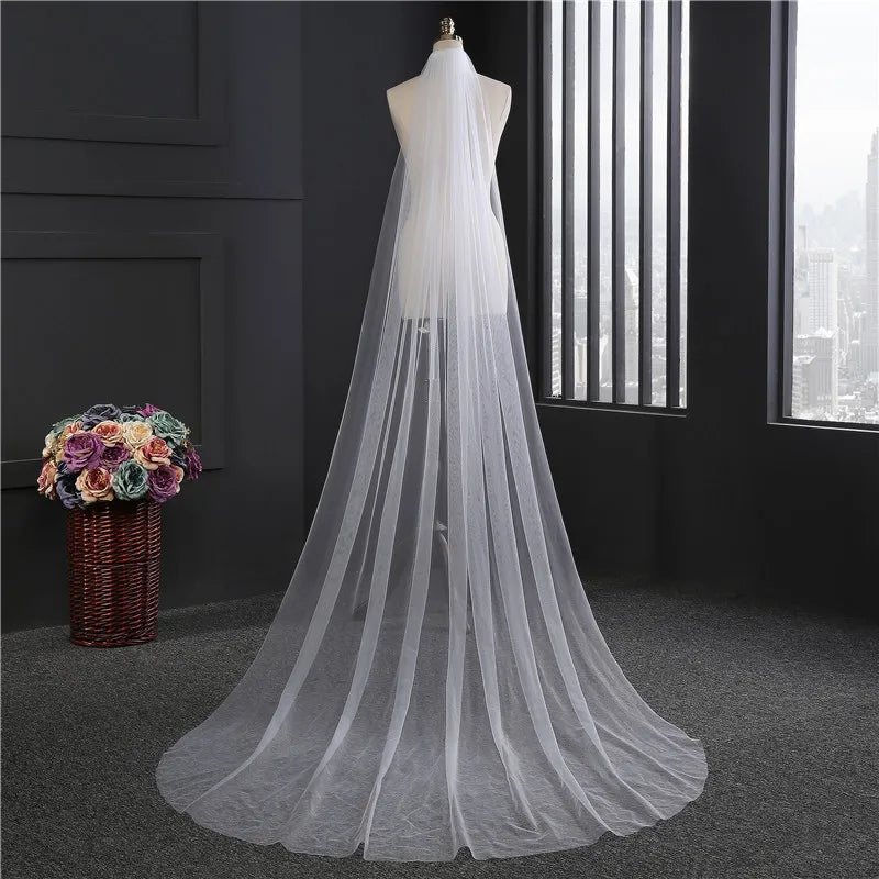 Elegant Bridal Veil 3 Meters