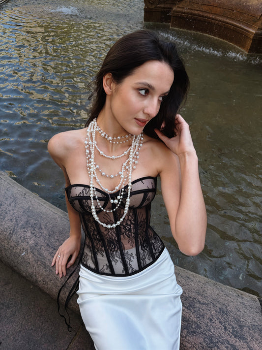 "VETTA" CORSET Corset Top - Waist Trainer for Prom & Bridal
