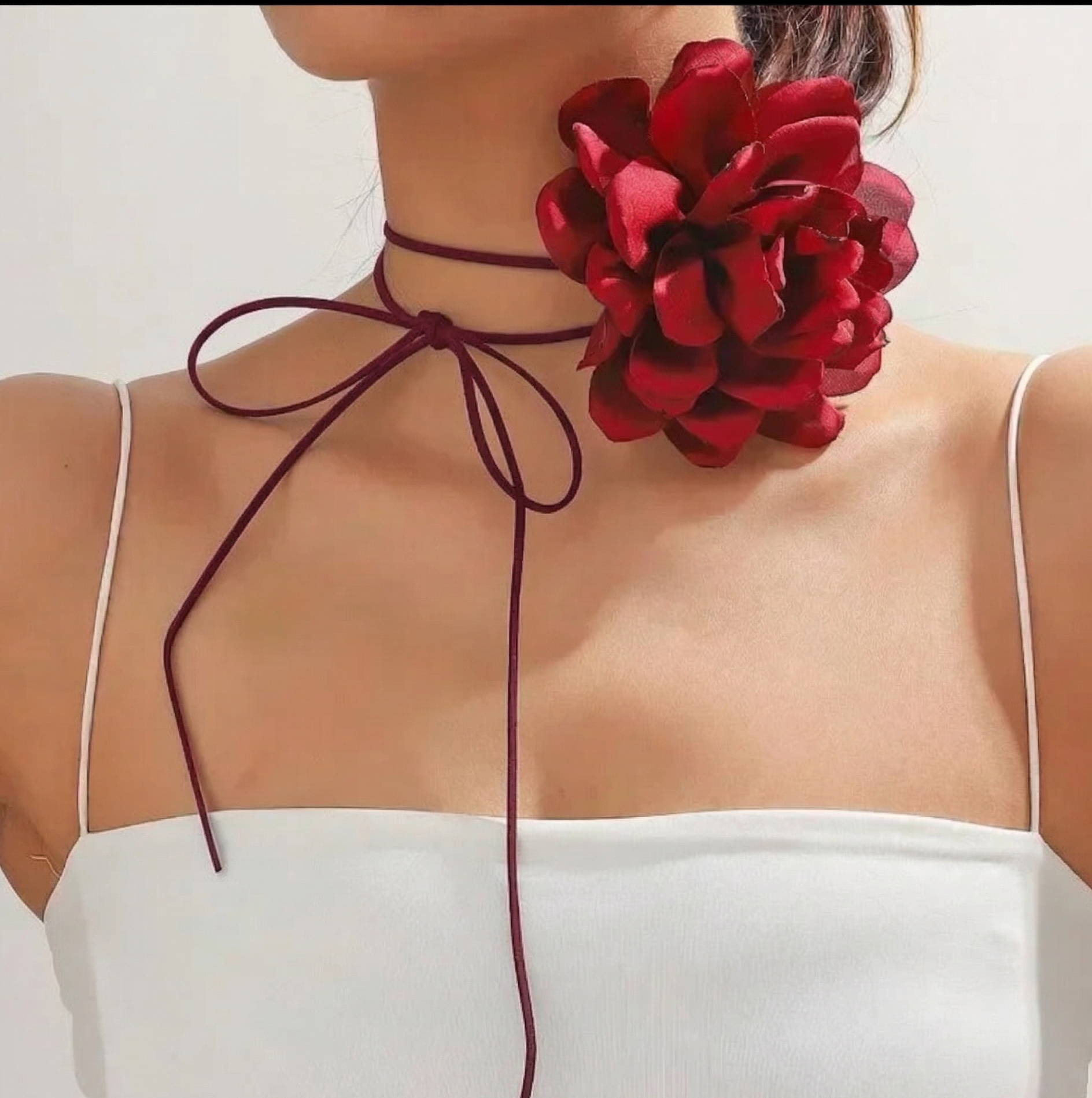 wine red flower