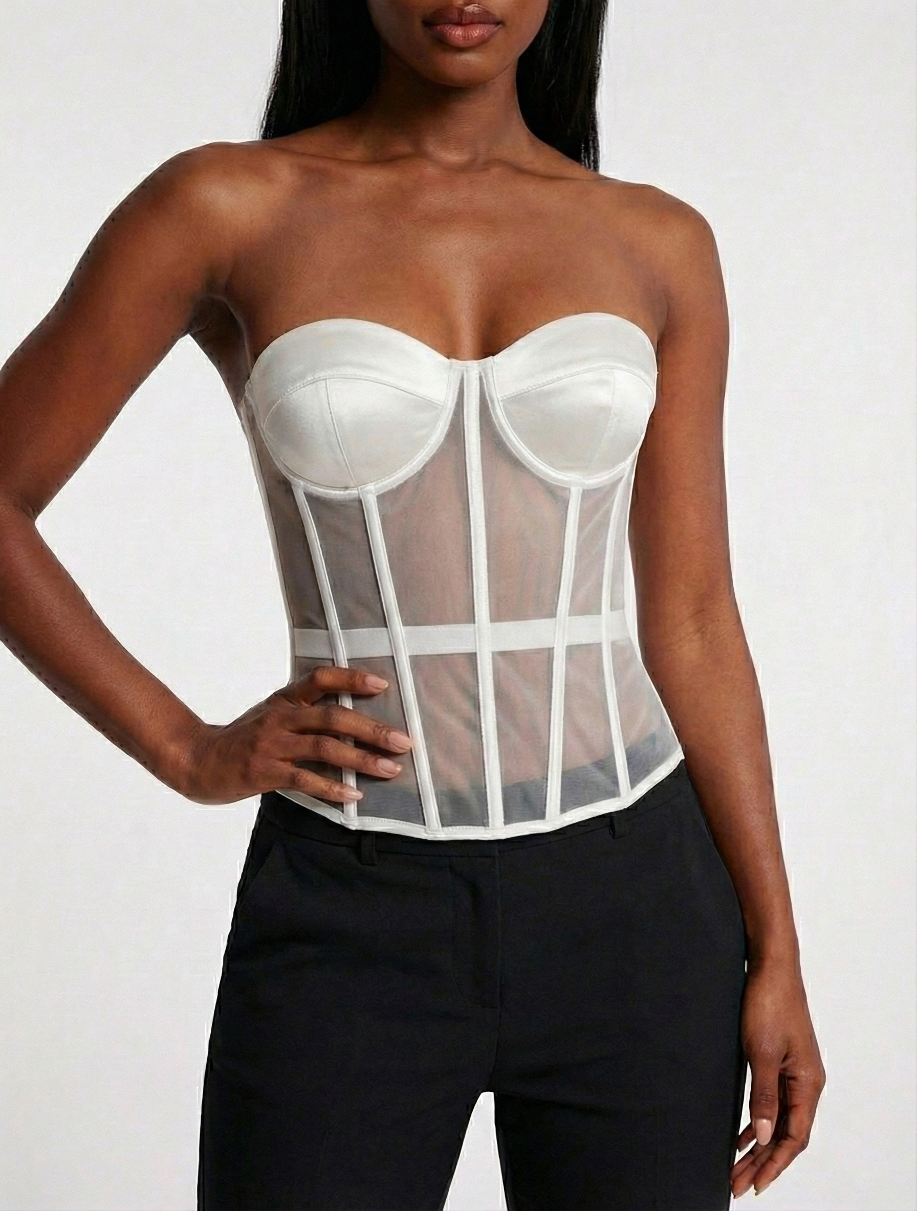 White | front
