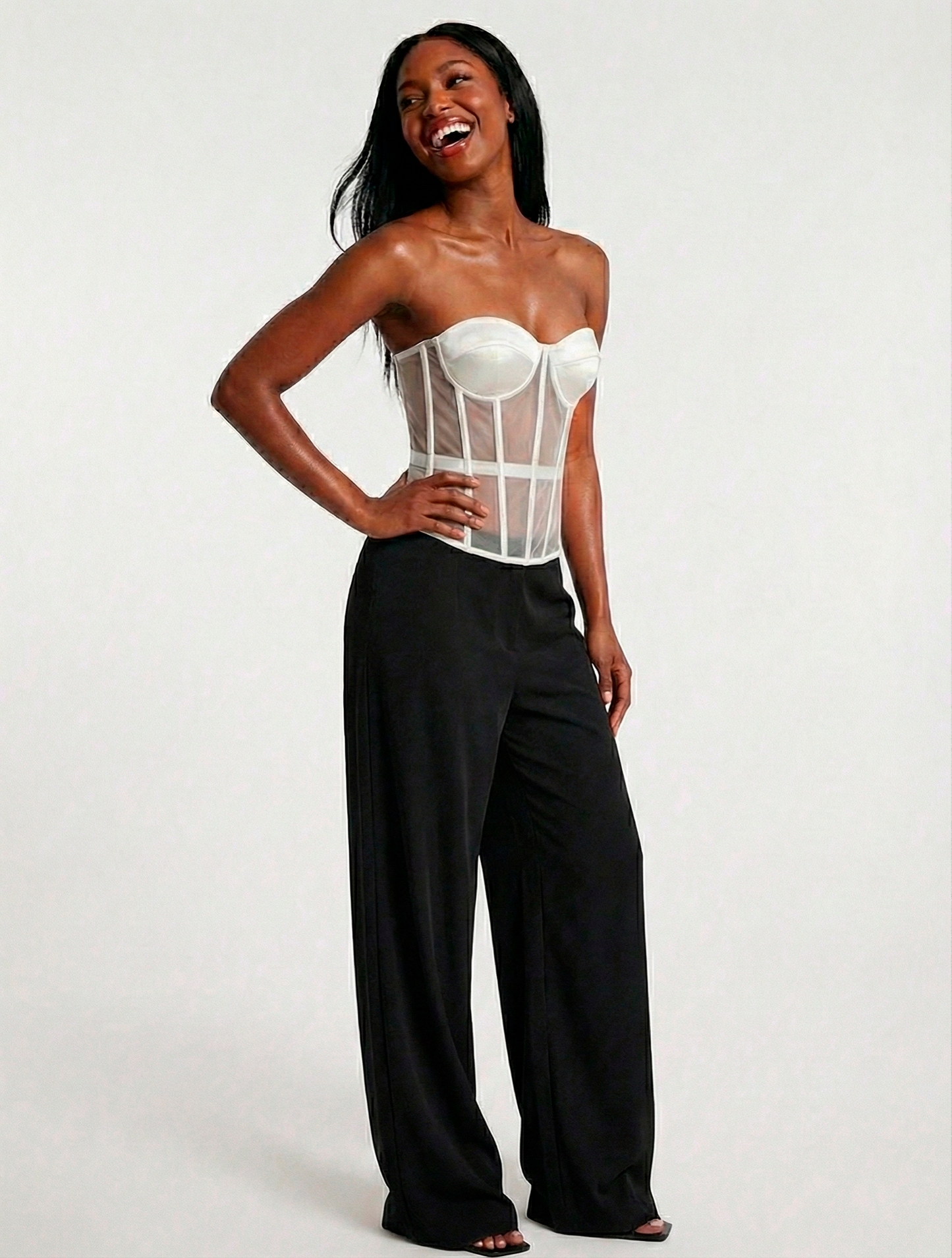 White | front tall 