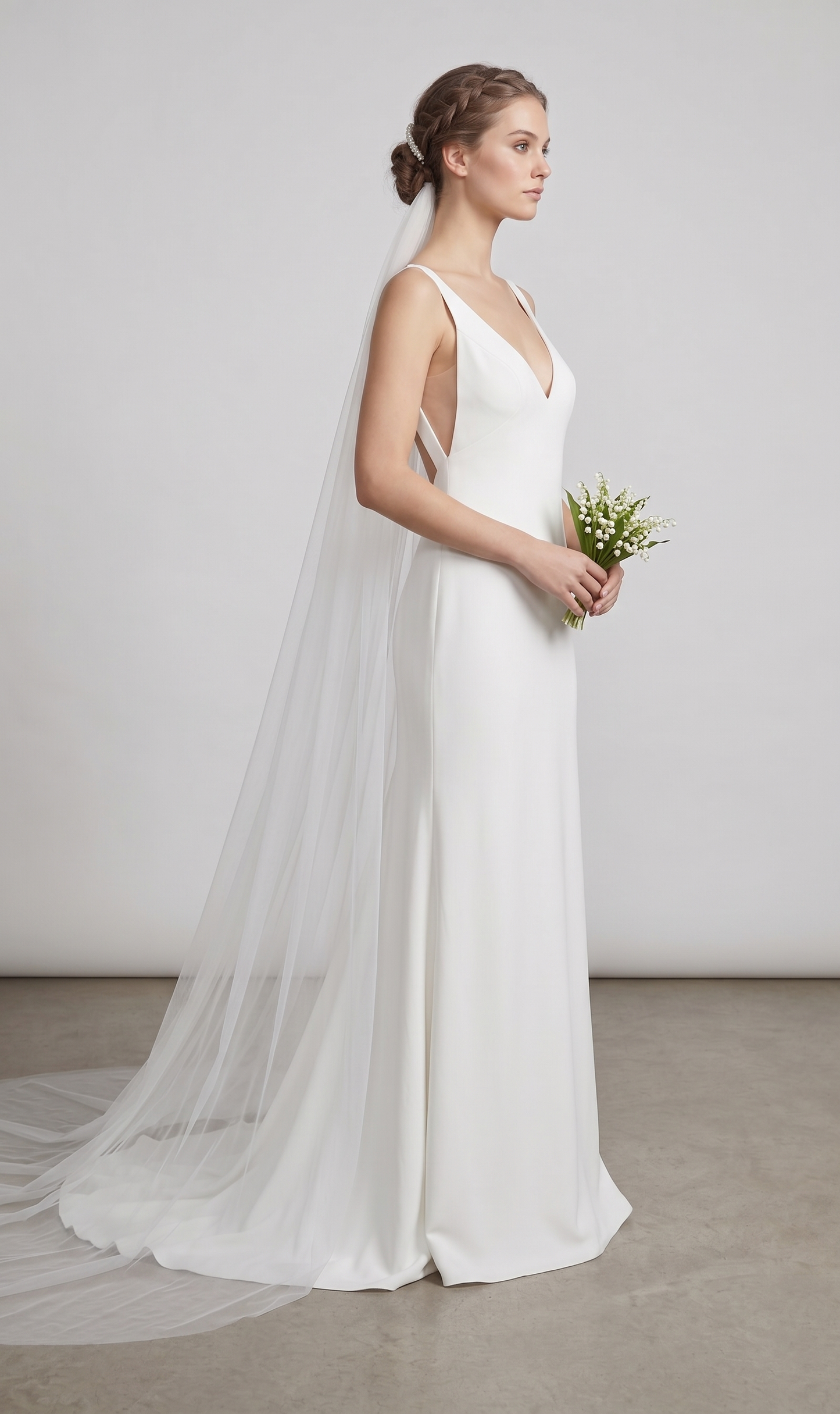 Elegant Bridal Veil 3 Meters