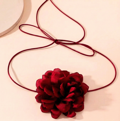 wine red flower