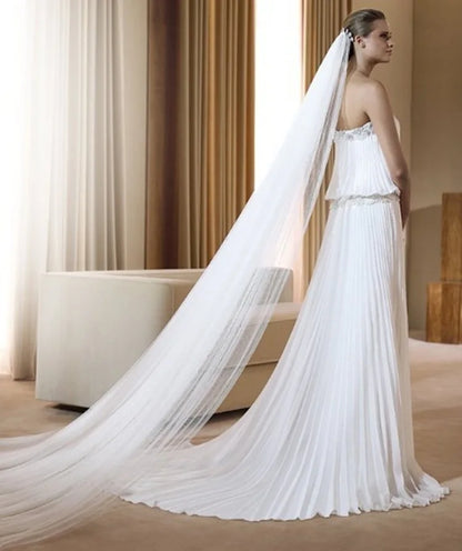 Elegant Bridal Veil 3 Meters