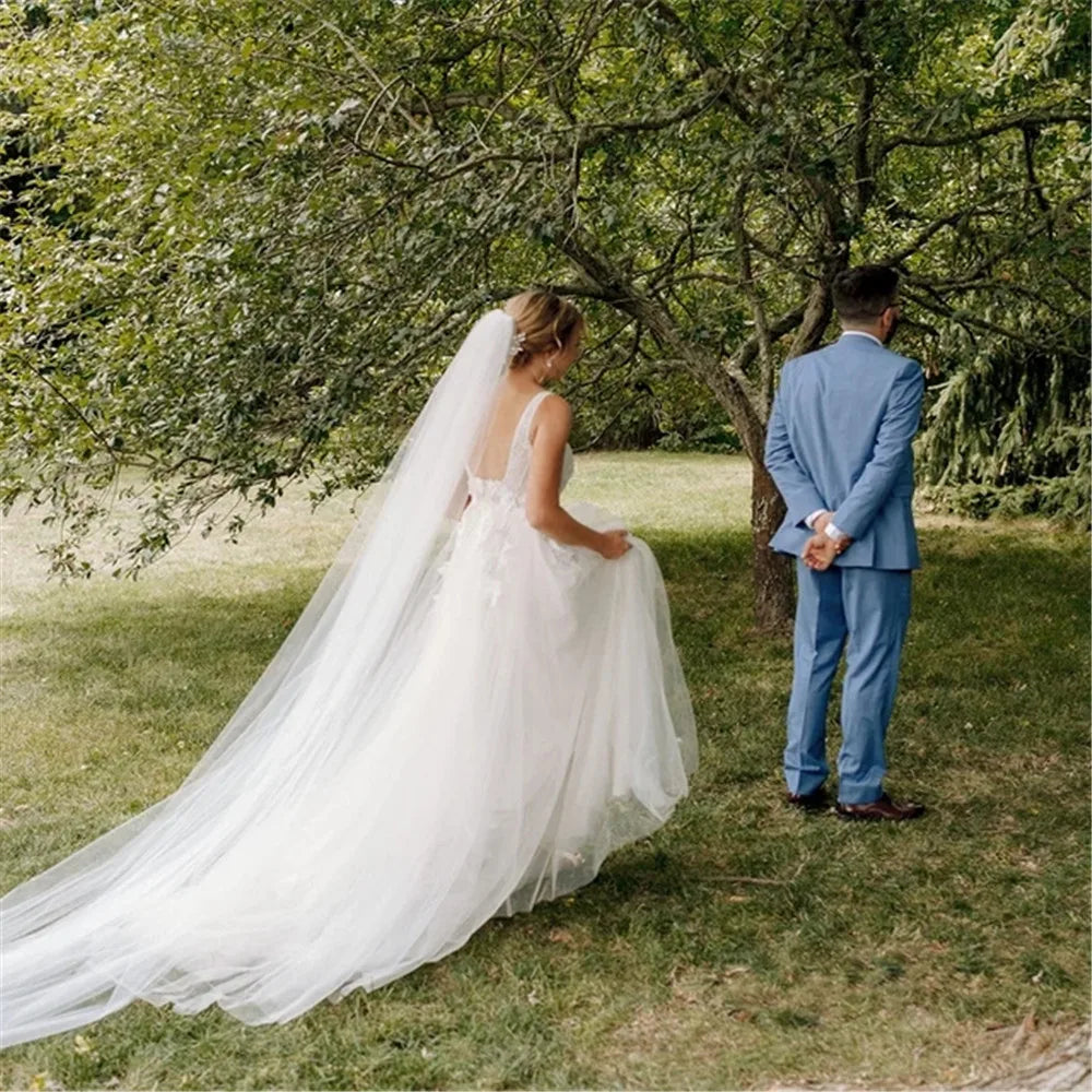 Elegant Bridal Veil 3 Meters