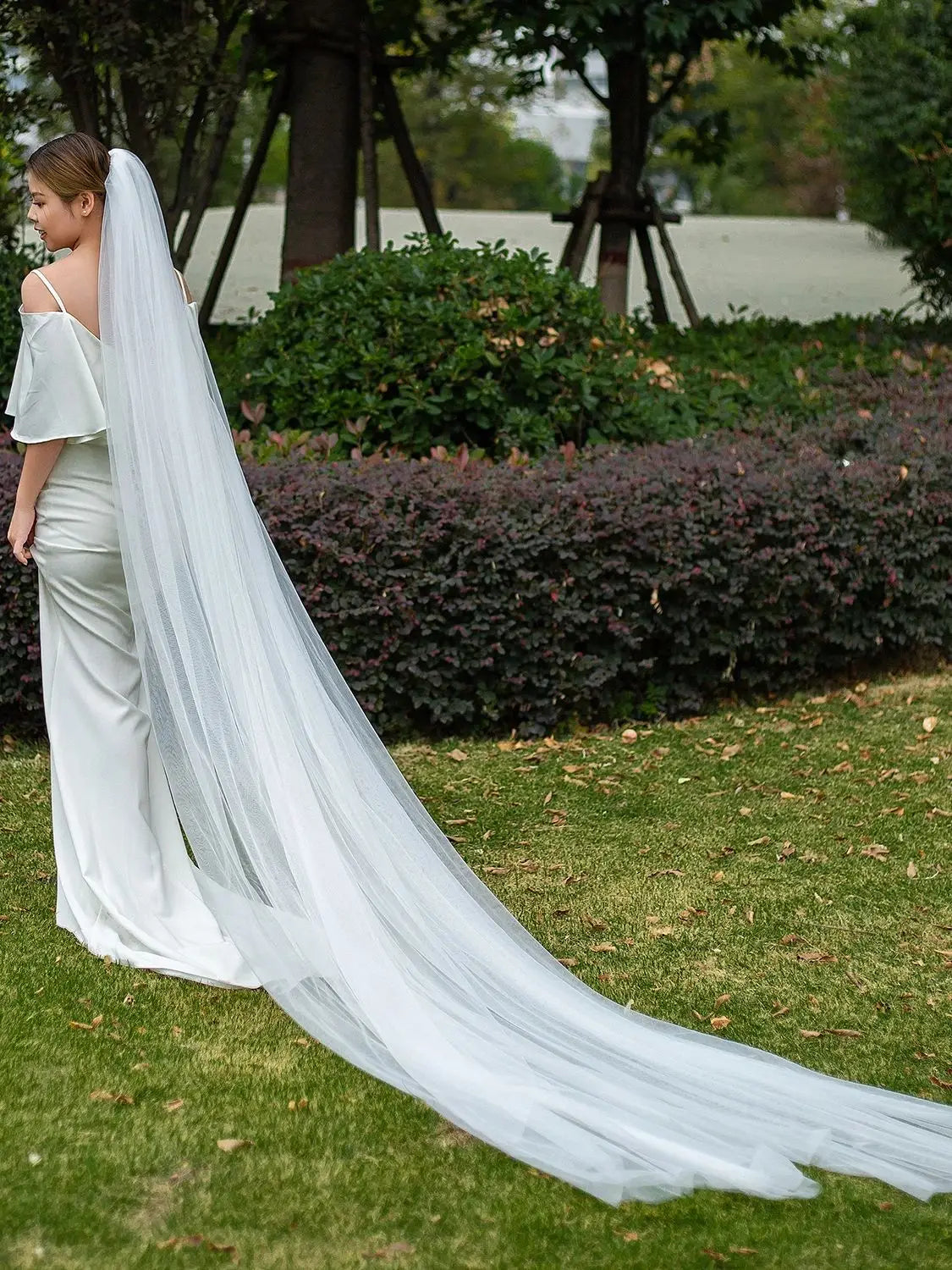 Elegant Bridal Veil 3 Meters