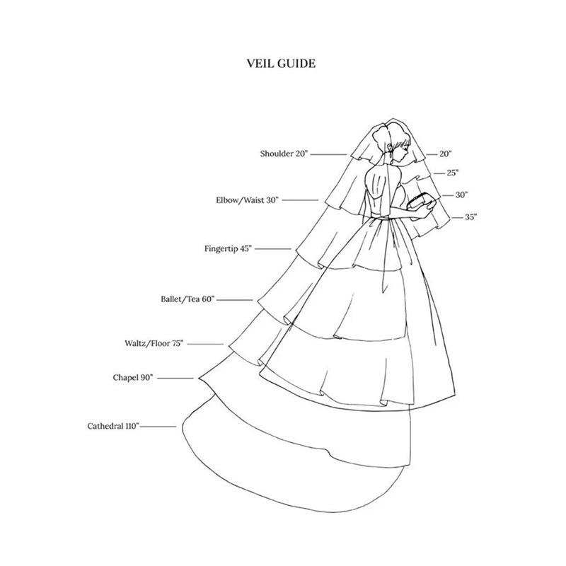 Wedding Pearl Veil for Bride