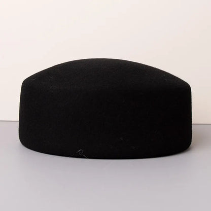 Vintage Women Hat 100% Wool - Bridal Accessory for Wedding Guest