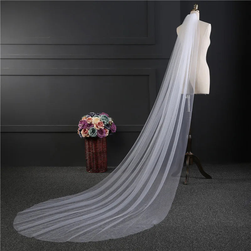 Elegant Bridal Veil 3 Meters