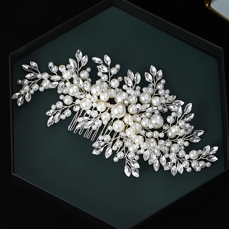Wedding Pearl Hair Tiara