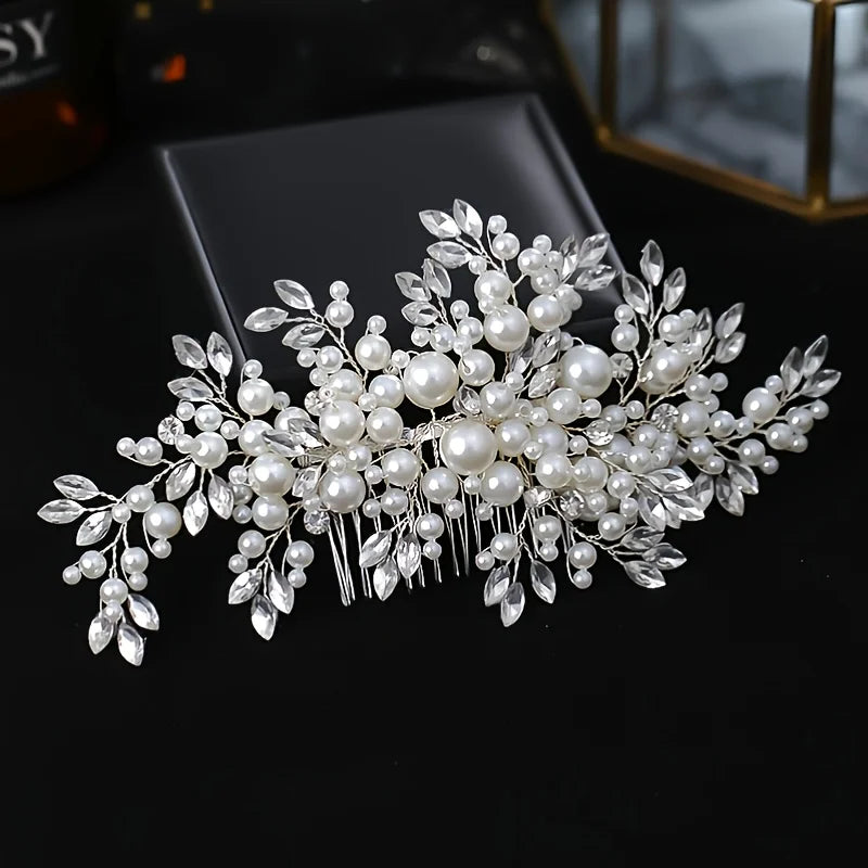Wedding Pearl Hair Tiara