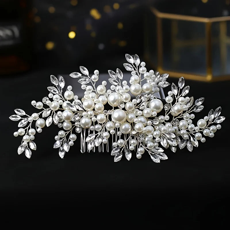 Wedding Pearl Hair Tiara